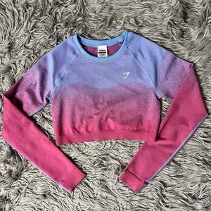 Gymshark Ombre Seamless Crop Top